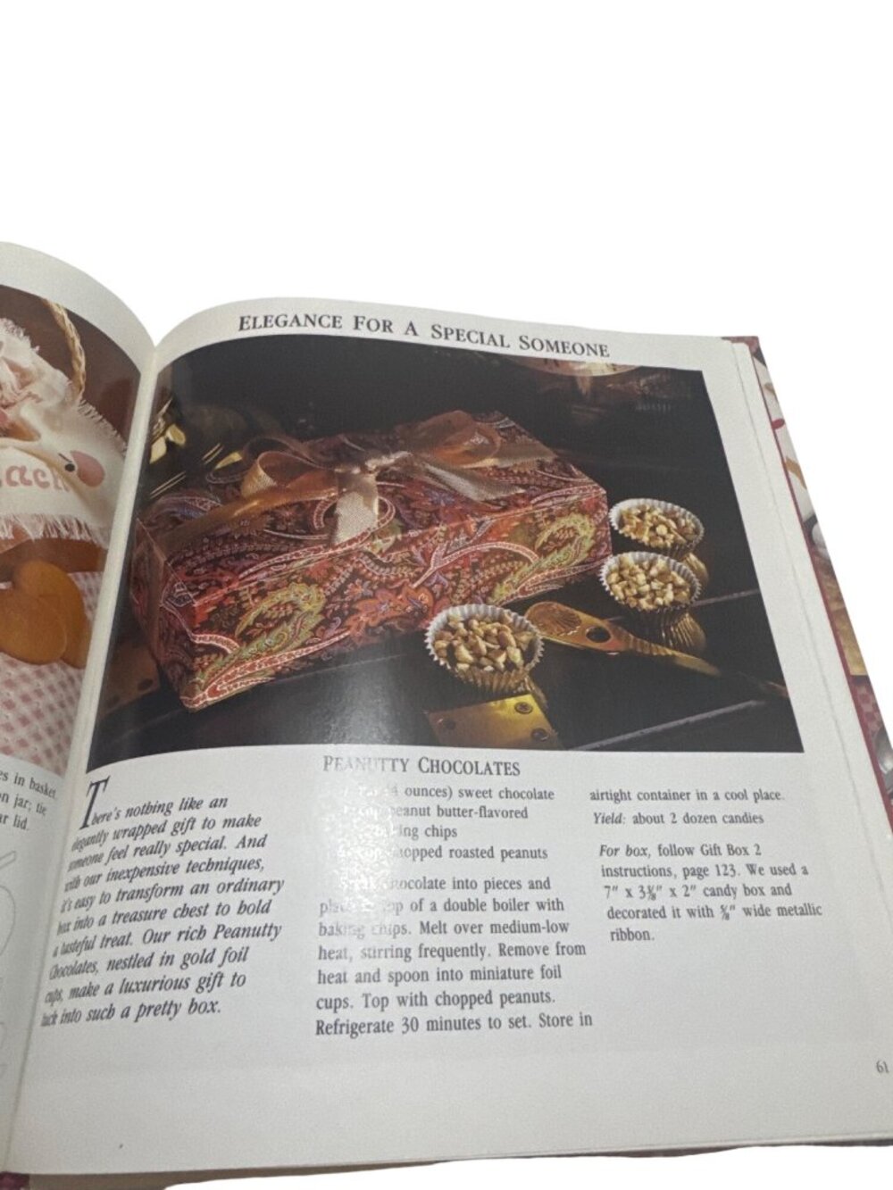 Gifts That Taste Good Hardcover Crafting & Recipes Book Leisure Art 1990 - Picture 9 of 11